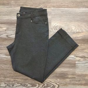 Christopher and Banks Signature Slimming pants in charcoal grey